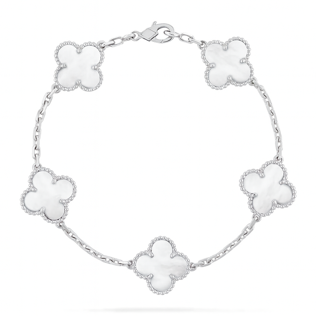 PULSERA VAN CLEEF TREBOL CON CAJA