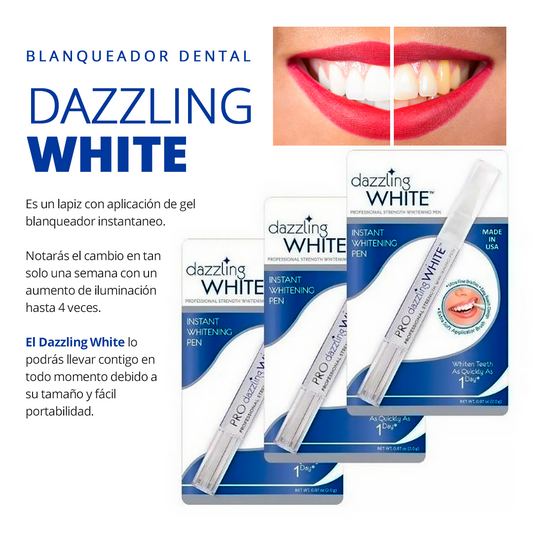 LAPIZ BLANQUEADOR DENTAL + ENVÍO GRATIS
