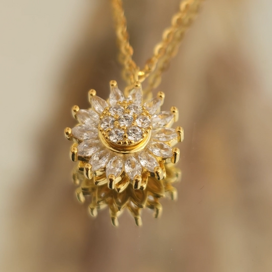 Collar Girasol Giratorio +CAJALUJO